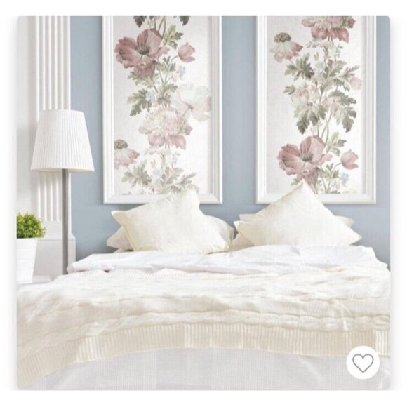 RoomMates Peel Stick Wallpaper Vintage Floral Botanical Vinyl Accent Wall 28.3 F - Picture 2 of 14
